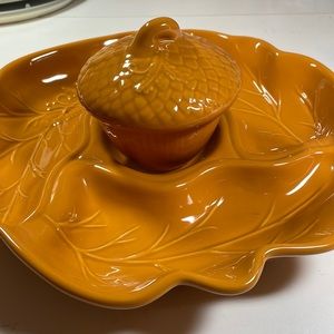 Pfaltzgraff Harvest Chip and Dip Dish